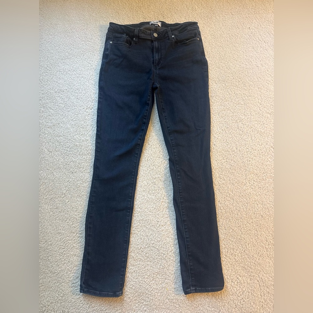 PAIGE Navy Skinny Jeans